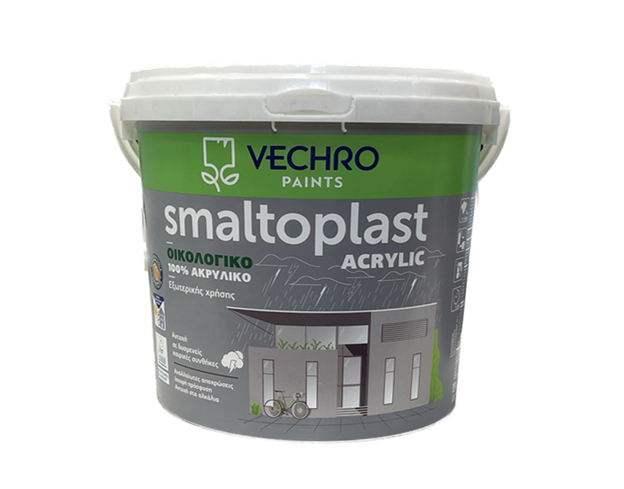 VECHRO SMALOPLAST PLASTIKO XRWMA AKRYLIKO OIKOLOGIKO XRWMA EKSWTERIKIS XRISIS 3Lt VECHRO SMALOPLAST PLASTIKO XRWMA AKRYLIKO OIKOLOGIKO XRWMA EKSWTERIKIS XRISIS 3Lt