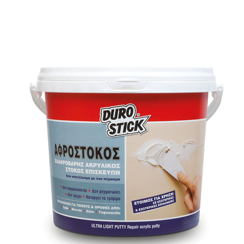 afrostokos elafrobaris durostick ultra light putty 1lt afrostokos elafrobaris durostick ultra light putty 1lt