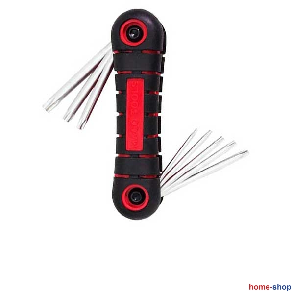 σετ κλειδιά torx 8 τεμ tactix με τρύπα και αντιολισθητική λαβή 206209 σετ κλειδιά torx 8 τεμ tactix με τρύπα και αντιολισθητική λαβή 206209