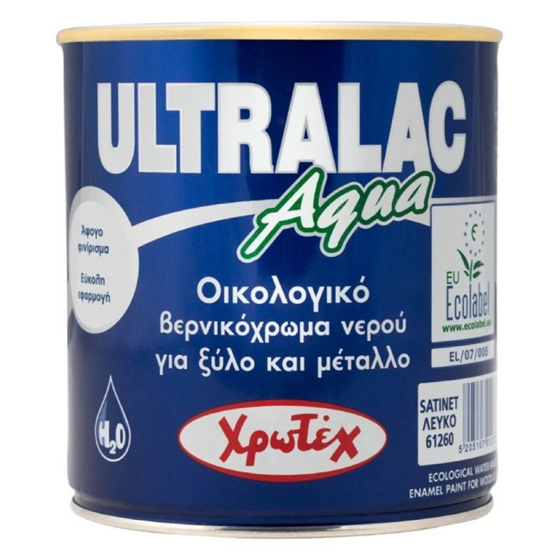 ultralac aqua λευκό gloss λαδομπογιά νερού νο60260 χρωτεχ (1) ultralac aqua λευκό gloss λαδομπογιά νερού νο60260 χρωτεχ (1)